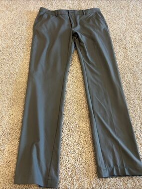 Greg Norman Collection Men's Dress Pants in Dark Gray